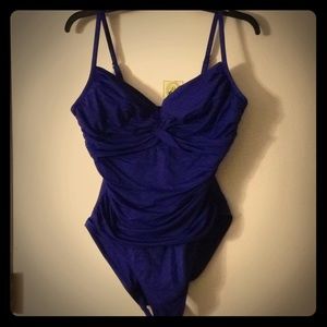 La Blanca blue swim suit
